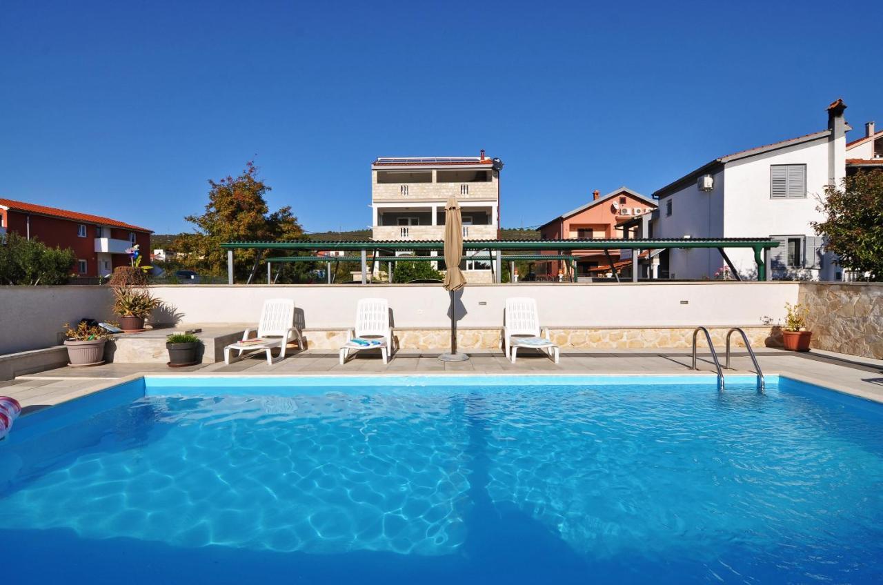 Apartment Tony With Private Pool Sukošan Kültér fotó